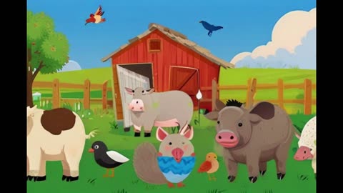 Farm Animals Song for Kids | Learn Animal Sounds with Fun Music