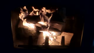 gorgeous.. lighting wood in slow motion