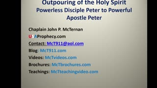 The Outpouring of the Holy Spirit