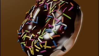 Chocolate doughnut