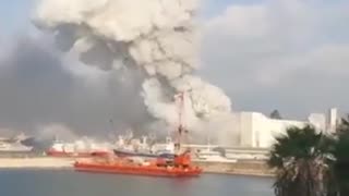 Beirut Explosion Angle #3 Aug 4, 2020