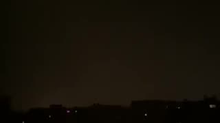 Direct Lightning Hit Yesterday In Spain, Madrid