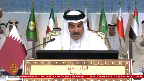 Qatari emir: 'This is a genocide committed by Israel'