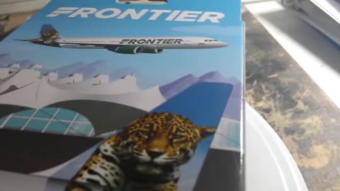 Daron Frontier Airlines Toy Plane