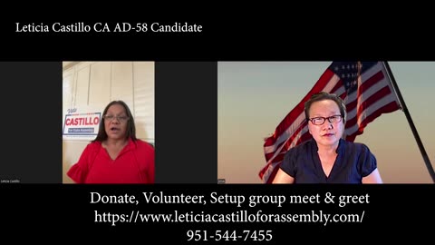 Interview with Leticia Castillo, 2024 CA AD-58 Candidate