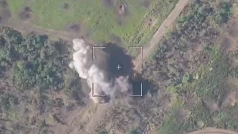 Video footage of the defeat of Ukrainian military equipment
