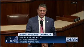 Ronny Jackson - Floor Speech