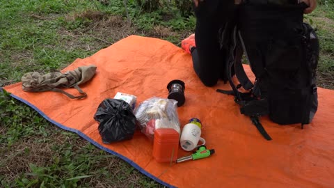 camping in Green tea hill - relaxing in tent with beautiful view - day 2