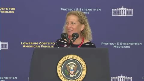 LOL: Debbie Wasserman Schultz BEGS Crowd to Cheer for Biden