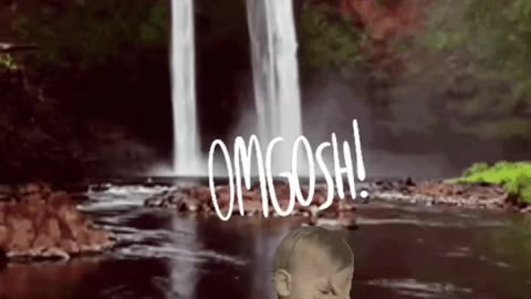 #waterfall made from #tears #funny #omg #baby #toddlers #nature #naturelovers #comedy