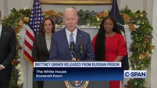 WATCH: Biden Celebrates Trading a Terrorist for an WNBA Player