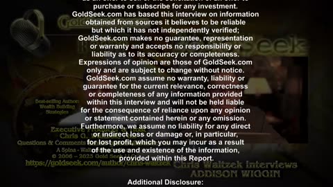 GoldSeek Radio Nugget -- Addison Wiggin Expects Gold Above $3,000 Based on Trends in Place