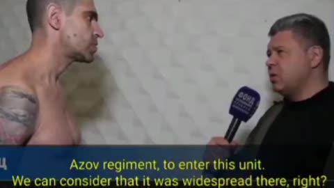 An interview with a Ukrainian POW, member of Azov Battalion