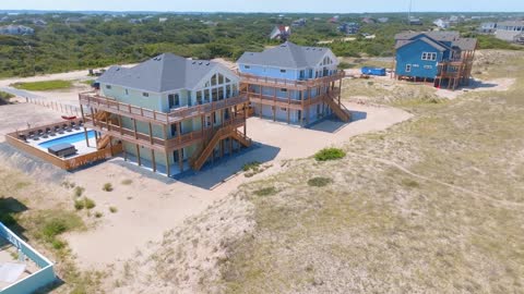 Aerial Video Tour - Wild Dune Escape - V12103 in the 4x4 of Corolla, NC