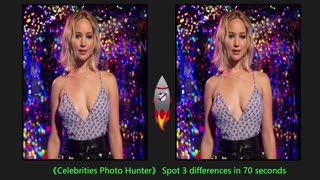 Spot the 3 differences | Jennifer Lawrence