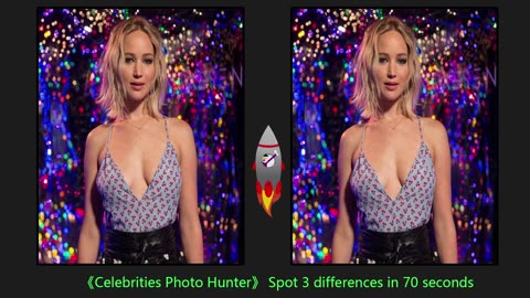 Spot the 3 differences | Jennifer Lawrence