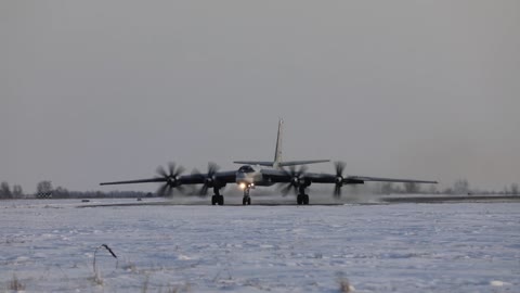 14.12.22 - Two Tu-95ms long-range strategic missile carriers made a routine flight