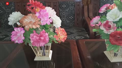 make beautiiful flower vase