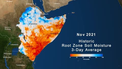 Drought in the Horn of Africa 2022 - NASA / ASTROSPECTRE