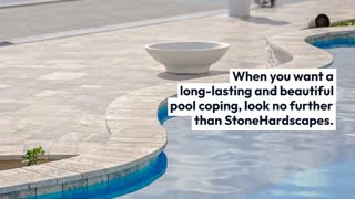 Natural Stone Pool Coping