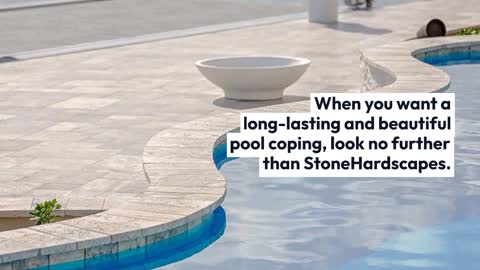 Natural Stone Pool Coping