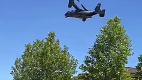 Military landing in suburban neighbors in Larksper California 18 June 2023