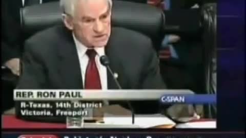 May 30, 2008 Politics: Ron Paul vs. the Bankgangster Chairman