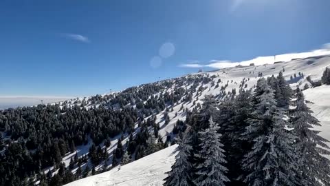 Копаоник Сербия горные лыжи февраль 2022 / Kopaonik Serbia ski resort 2022 [1920x1080]