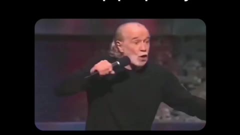 Was George Carlin a soothsayer? No, he simply had powers of observation