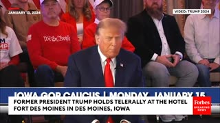 Trump Calls Biden The 'Worst President In The History Of Our Country' At Pre-Caucus Iowa Rally