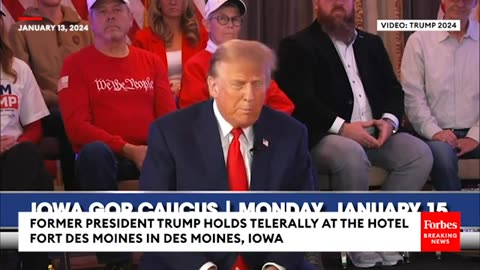 Trump Calls Biden The 'Worst President In The History Of Our Country' At Pre-Caucus Iowa Rally