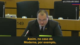 Deputado romeno Cristian Terheș questiona o CEO da Moderna sobre contratos secretos do Covid.