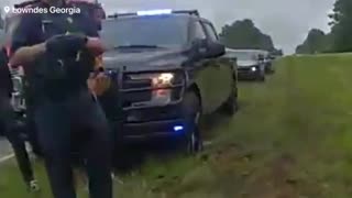 Officers Witness SCARY Crash After Car Flies 120 Feet In The Air