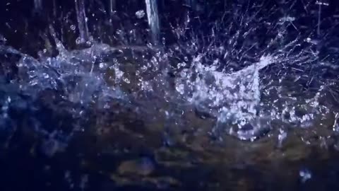 Water splash video background _ cinematic water splash