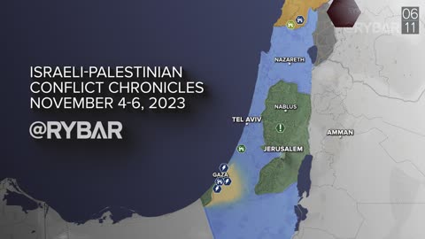 ❗️🇮🇱🇵🇸🎞 Highlights of the Israeli-Palestinian Conflict on November 4-6, 2023