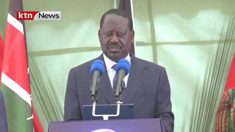 Raila faces Ruto: Raila accused President Ruto of planning to return the country to dark days