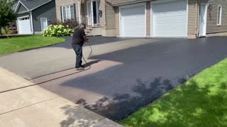 Professional Asphalt Spray Sealing: “The Thirsty First Coat One” Top Coats Pavement Maintenance