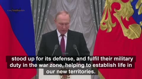 Putin at state awards ceremony