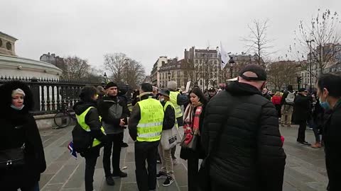 Manif anti-pass💉du 29 janv.22 - Pace Bastille- Les Gilets Jaunes