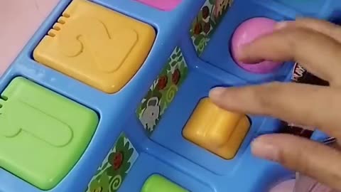 ASMR 😍🔴 So Cute Playskool Pop up Learning toy #shorts #satisfying