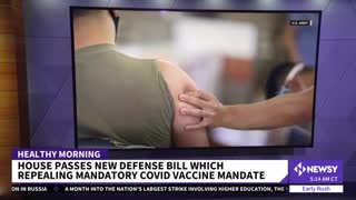 House Passes Defense Bill Scrapping COVID Vaccine Mandate