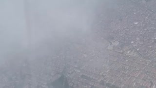 A city seen from the sky