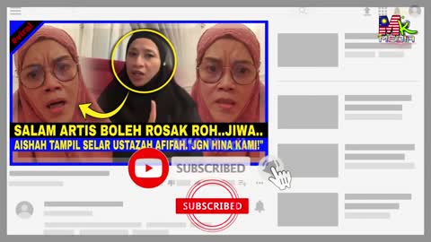 Doktor Say Tampil BID4S Ustazah Afifah. "Jgn SALAHKAN Kami Kalau Tak Tahu SAMBUT BAY1 Ms DARUR4T..."