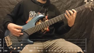 Slipknot - Duality Bass Cover (Tabs)