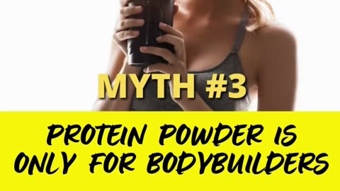 3 Myths About Protein Powder!!