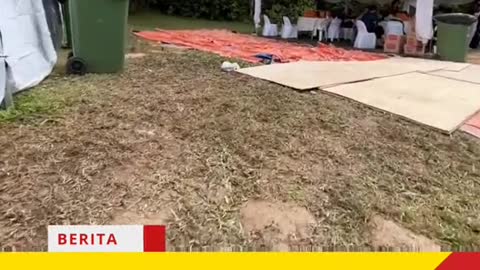 Pak Azad hantar nasi beriani buat petugas media di Istana Negara