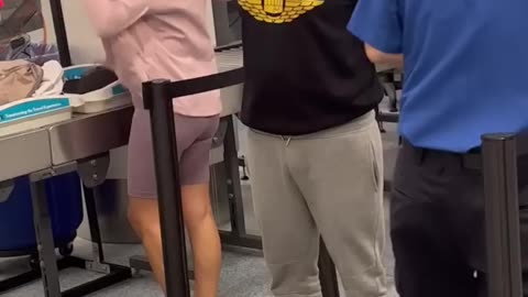 Muslim Gets STOPPED at The Airport! (FUNNY) #shorts