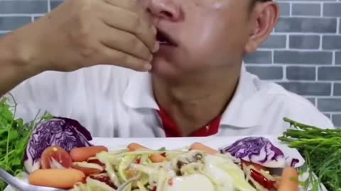 Thailand Mukbang Eating Spicy Seafood Compilation - Eat with Sakana