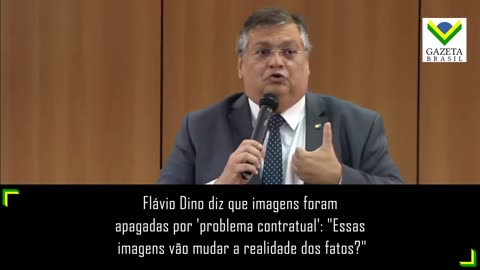 8/01: Flávio Dino se pronuncia sobre imagens apagadas pelo ministério da Justiça