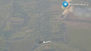 💥 Ukraine Russia War | Big Explosion: Cluster of Vehicles Hit by Artillery | Bakhmut Area | RCF